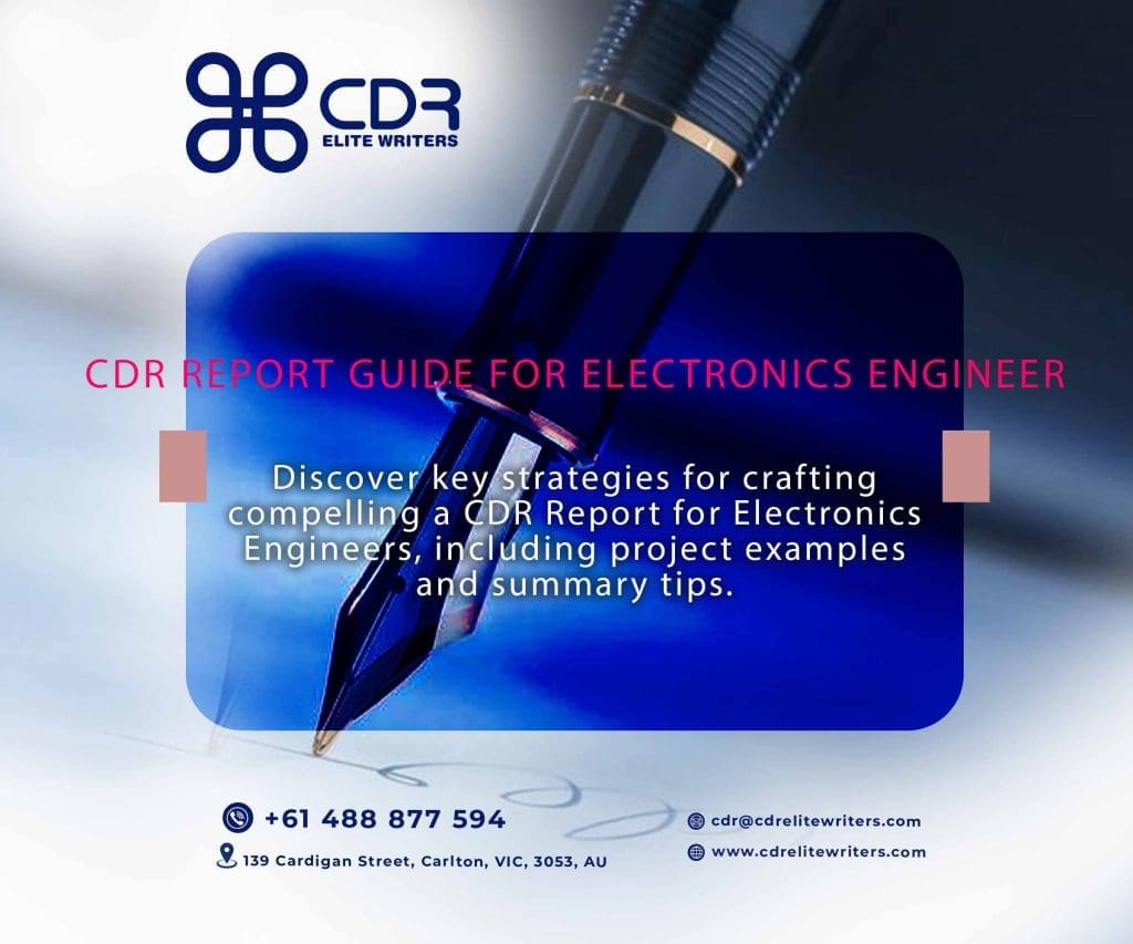 Discover key strategies for crafting compelling a CDR Report for Electronics Engineers, including project examples and summary tips.