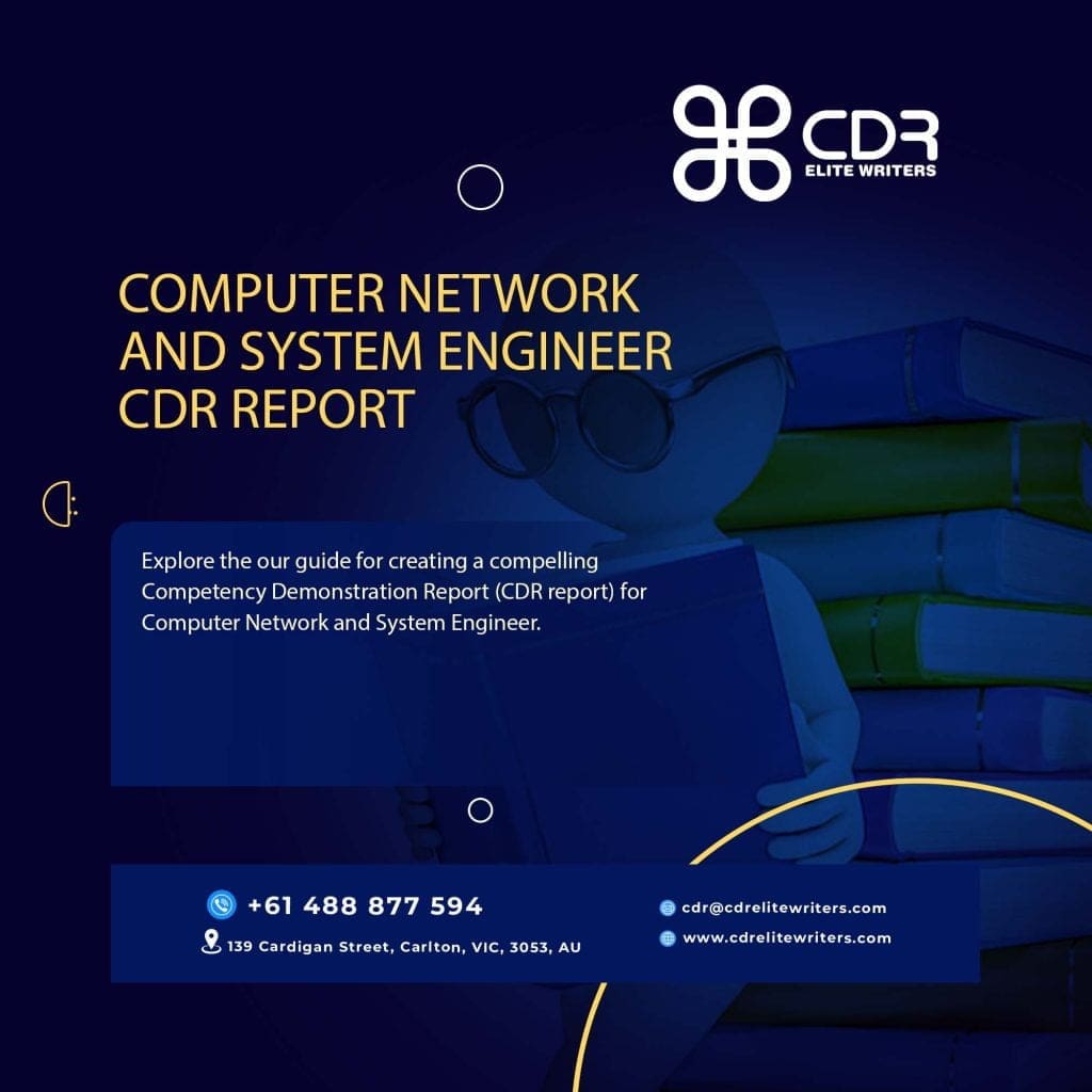 Explore the our guide for creating a compelling Competency Demonstration Report (CDR report) for Computer Network and System Engineer.